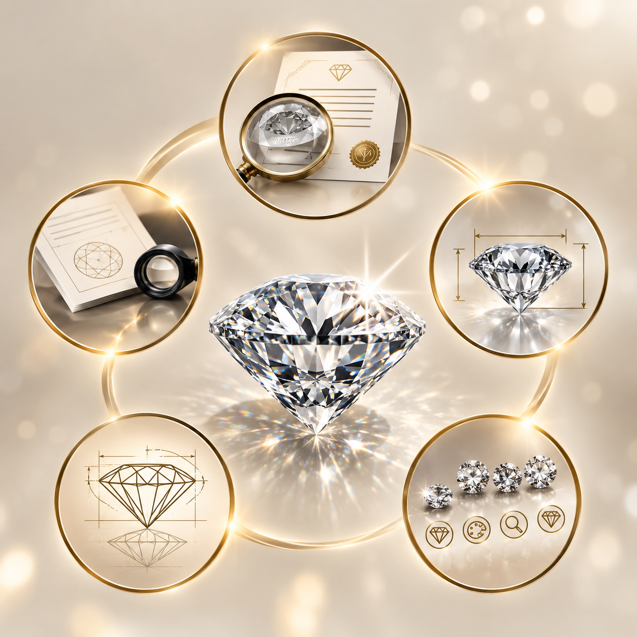 Sample diamond grading report
