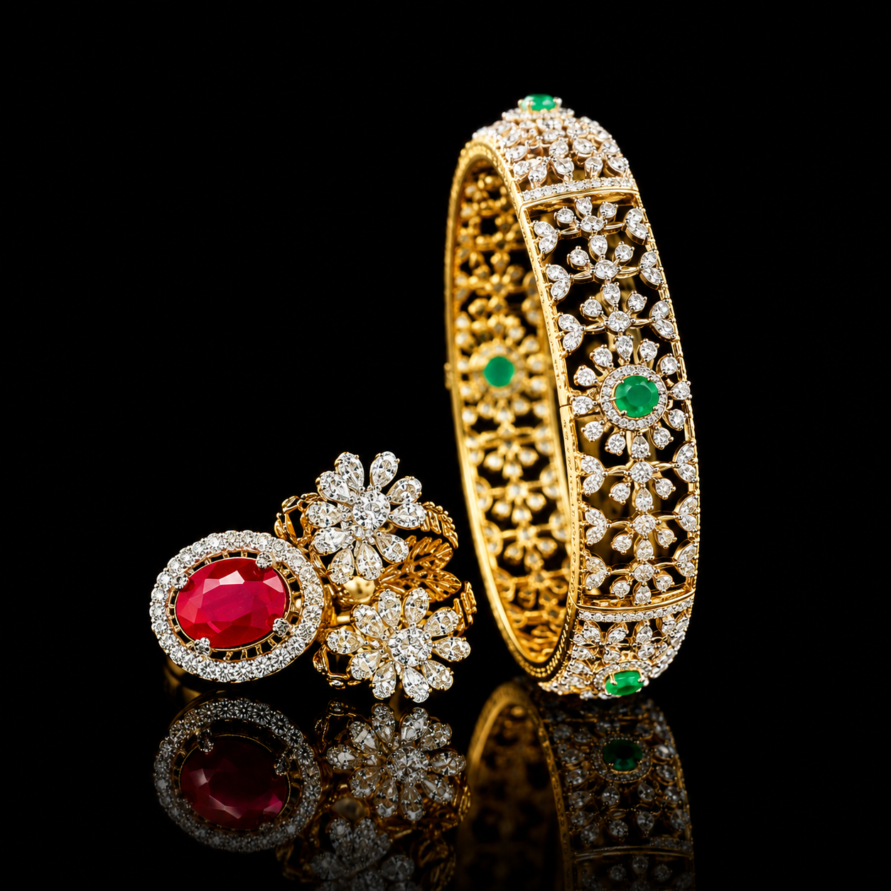 Luxury diamond jewellery collection