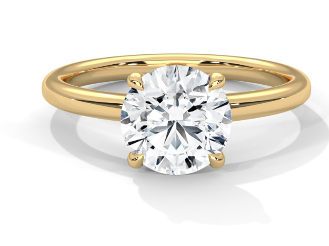 Solitaire diamond ring